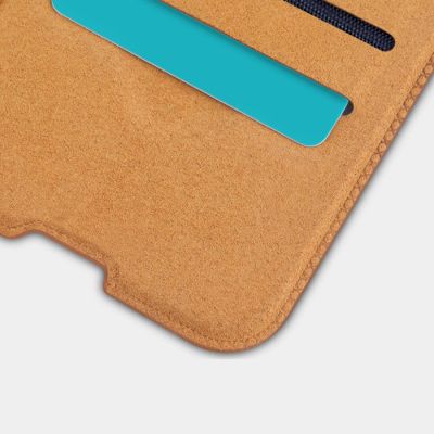 10. Nillkin Qin Case Hülle für Xiaomi Redmi Note 11 Pro+ (China) / Redmi Note 11 Pro (China) / Mi11i HyperCharge Kameraschutz Holster Cover Flip Case Braun