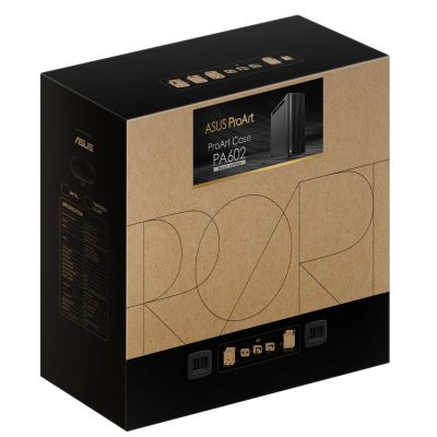 17. Asus PROART PA602 WOOD METAL PWM BLACK Gehäuse