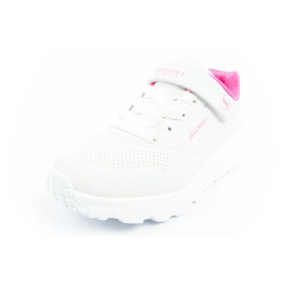 3. Skechers Uno Lite Kinder Sport-Sneaker weiß bequem