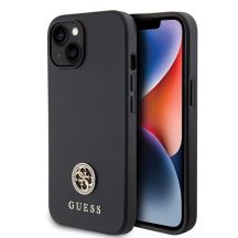Guess GUHCP15MPS4DGPK iPhone 15 Plus 6,7" schwarz/schwarz Hardcase Strass Metall Logo