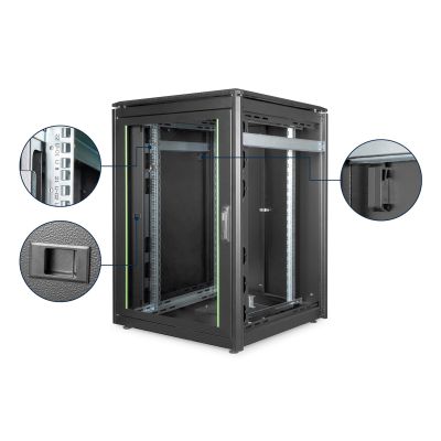 4. Digitus Unique Series Netzwerkschrank - 800x800 mm (BxT)
