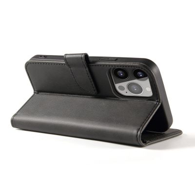 3. Wallet Case mit Ständer für iPhone 15 Plus Magnet Case – Schwarz