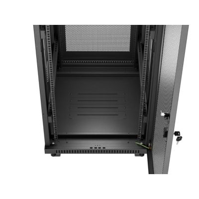 12. Lanberg FF01-6832-23BL 32U Rack, freistehend, schwarz