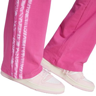 6. adidas Essentials 3-Streifen Print Baumwollhose W JG6238