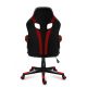 6. Huzaro FORCE 2.5 Gaming-Stuhl aus rotem Netzgewebe