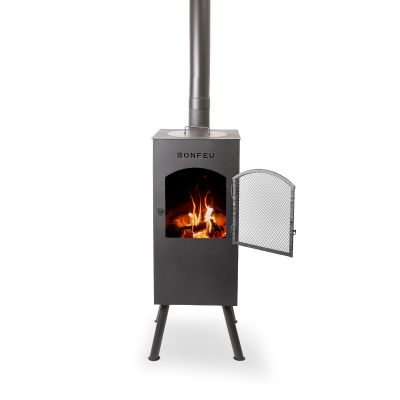 2. BonFeu BonCarré Gartenkamin Schwarz 3503