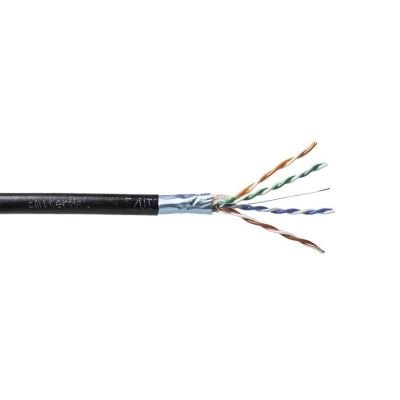 EmiterNet-Kabel, gelgefülltes Outdoor-FTP (F/UTP) Cat.5e, Aderquerschnitt 4x2x0,5 mm² PE+GEL
