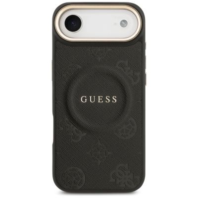 3. Guess Peony Hot Stamp MagSafe Hülle für iPhone Air - Schwarz
