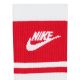 4. Nike Everyday Elevated Crew Socken, 3 Paar, Weiß und Rot, IM7949 900