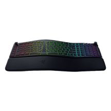 Razer Pro Type Ergo Tastatur, universell einsetzbar mit USB, Funkfernbedienung und Bluetooth, QWERTZ-Tastatur (US-Englisch), Schwarz