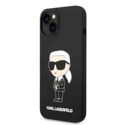 2. Karl Lagerfeld KLHMP14MSNIKBCK iPhone 14 Plus 6.7" Hardcase schwarz/schwarz Silikon Ikonik Magsafe