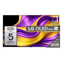 LG OLED83G51LW OLED EVO 83'' 4K Ultra HD 165Hz Fernseher mit WebOS und Dolby Atmos, Schwarz