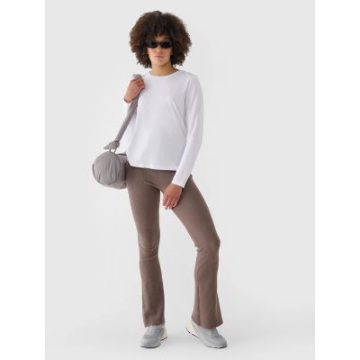 3. Langarmshirt Oversize glatt Damen 4F 4FWMM00TLONF431-10S