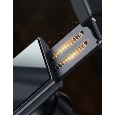 16. Baseus WXHZ-01 Qi-Wireless-Ladegerät 15W mit Kopfstützenhalterung fürs Auto – Schwarz