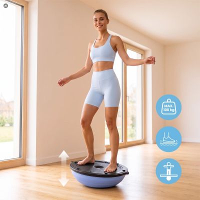 15. Balanceball Gleichgewichtstrainer Bosu Spokey HUMP