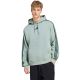 Herren-Sweatshirt adidas Essentials 3-Stripes Fleece Hoodie hellgrün KY4172