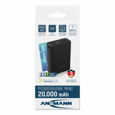 2. Ansmann PB222PD Lithium-Polymer-Akku (LiPo) 20000 mAh Schwarz