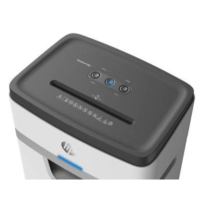 9. HP ONESHRED 18CC Aktenvernichter, P-4 Schnipsel, 18 Blatt, 25 l, hellgrau, HPN280518CCON-14.