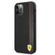 2. Ferrari FESAXHCP12LBK iPhone 12 Pro Max 6,7" schwarz/schwarz Hardcase On Track Carbon Stripe