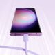 13. Joyroom Multi-Color Series A14 USB-C/USB-C-Kabel 100 W 1,2 m – Lila