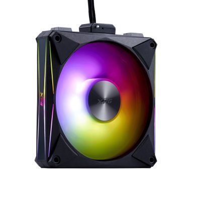 3. XPG HURRICANE MAG 120 Lüfter (4 Stück 120 mm ARGB PWM Lüfter) BK Einzelhandelsverkauf