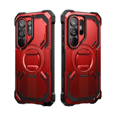 3. Supcase ArmorBox Mag MagSafe Hülle für Samsung Galaxy S26 Ultra – Rot und Schwarz
