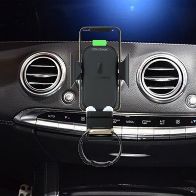 4. Terratec ChargeAir Aktive Autohalterung für Mobiltelefone/Smartphones und Smartwatches, Schwarz
