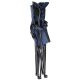 18. Klappbarer Campingstuhl 50 x 50 x 80 cm, Marineblau