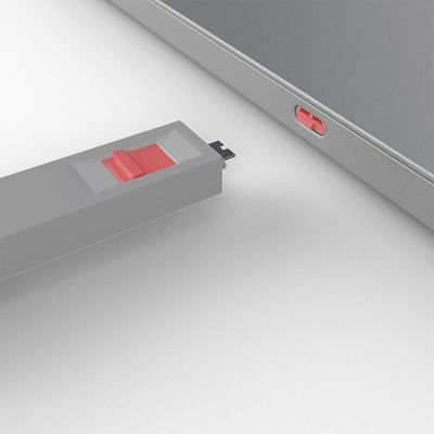 5. Lindy 40425 Port Blocker Port Blocker + USB Typ-C Dongle Pink 5 Stück.