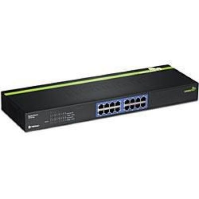 4. TRENDnet 16-Port Gigabit 19" Metallschalter