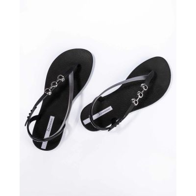 5. Ipanema Sandal Rio Damen Flip-Flop Sandalen modisch bequem Schwarz