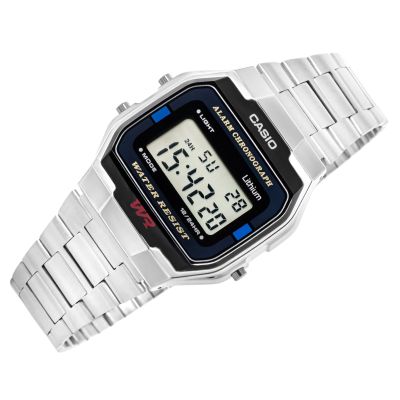 10. CASIO A163WA-1QES Unisex-Uhr + Box