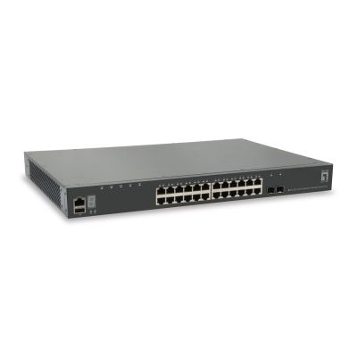 LevelOne KILBY GB/L3 28-Port 19" 10 Gb/s Managed Switch