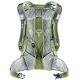 9. Deuter Race Air 14 + 3 Fahrradrucksack, Mineral/Handschuh