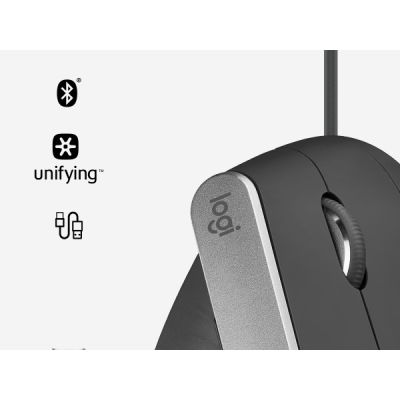4. Logitech MX 910-005448 Maus (Optisch; 4000 DPI; Schwarz)
