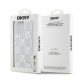 8. DKNY Liquid Glitter Multilogo Hülle für iPhone 15 Pro Max – Weiß