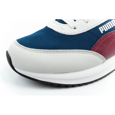 6. Puma Herren-Sportschuhe Sneaker R78 Lightwind bequem modisch grau marineblau