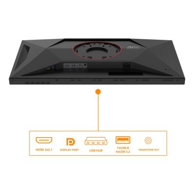 26. AOC G4 U27G4XM Computermonitor 68,6 cm (27") 3840 x 2160 px 4K Ultra HD LED Schwarz, Rot