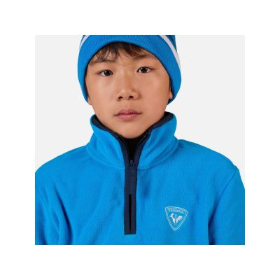 4. ROSSIGNOL Jr. Strohfleece Hz Blaues Kinder-Sweatshirt