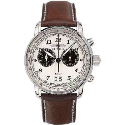 ZEPPELIN Graf Chronograph LZ 127 Herrenuhr + Box