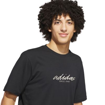 4. adidas Color Connect Grafik-T-Shirt für Herren, schwarz, KE1316