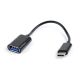 GEMBIRD USB Typ-C Stecker auf USB-A Buchse OTG-Adapter, 20 cm