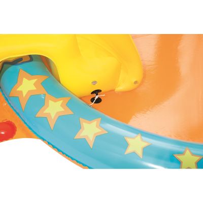 14. Bestway 53068 Aufblasbarer Spielplatz 435x213x117cm