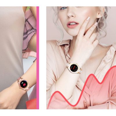 14. Rubicon RNCE82 Pink Damen-Smartwatch