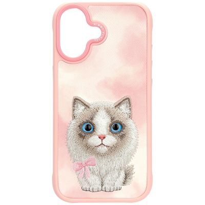 3. Nimmy Big Eyed Pet 2.0 Katzen-Schutzhülle für iPhone 17, Rosa