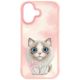 3. Nimmy Big Eyed Pet 2.0 Katzen-Schutzhülle für iPhone 17, Rosa