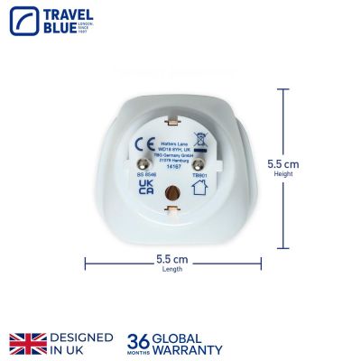 4. TRAVEL BLUE UNIVERSAL-REISEADAPTER WELT -> SCHUKO