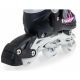 9. Rollschuhe - Rollschuhe - Eislaufen 4-in-1 ENERO PRO LED 26-29 Pink-Grau