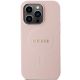 3. Guess GUHMP14LPSAHMCP Hülle für iPhone 14 Pro – rosa Saffiano MagSafe