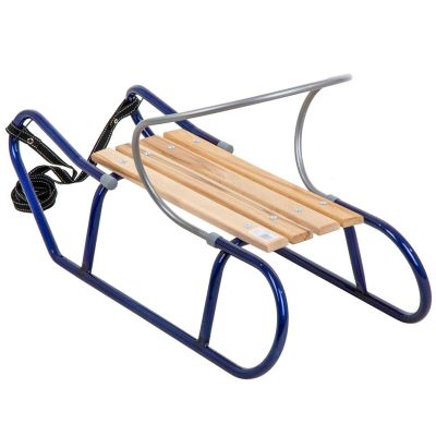 13. Metallschlitten TOMEK mit Rückenlehne, blau
